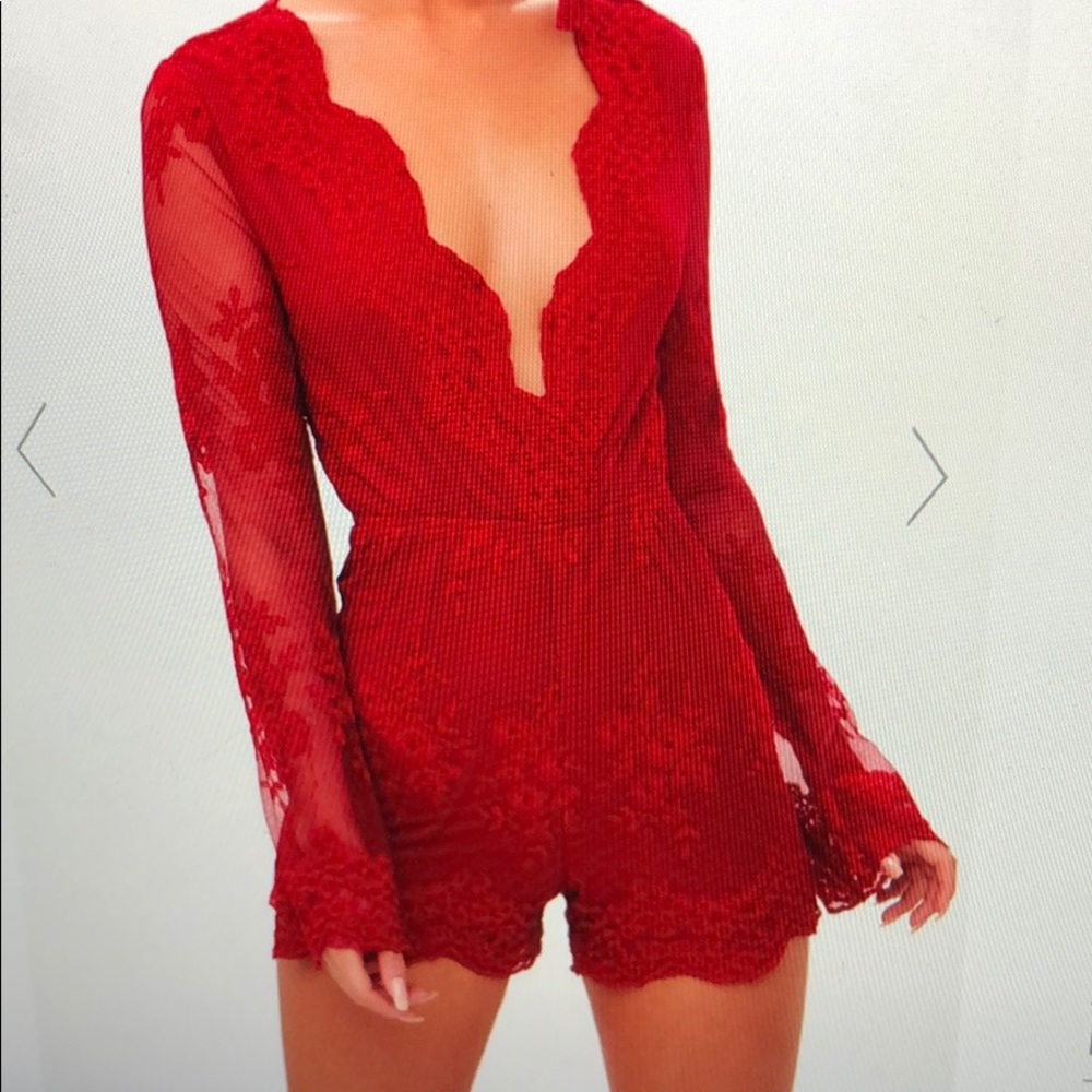 Lace romper
